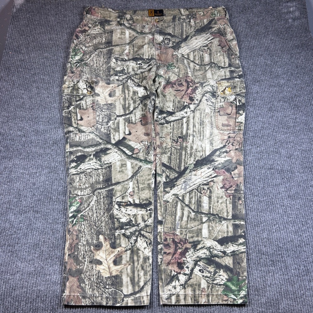 Browning Pants Men's 3XL RealTree Break-Up Infinity Camo Cargo Mossy Oak Hunting